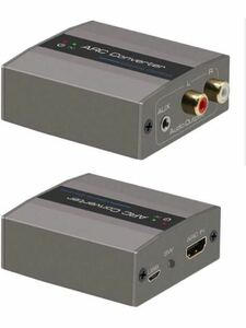 HDMI ARCオーディオコンバーターARCオーディオリターンTV/プロジェクションアンプサウンドRL赤と白ダブルロータスHDMI