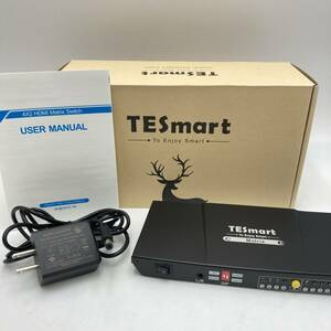 【未検品】TESmart HDMI マトリックス 4入力2出力 4x2 HDMI 切り替え器 HDMI 分配器 /Y9511-H1