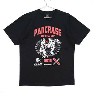 【送料無料】PANCRASE JIU-JITSU CUP 2018/パンクラス柔術カップ/大会記念Tシャツ/数量限定/JBJJF(日本ブラジリアン柔術連盟)/ブラック/L