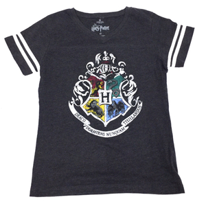 THE MAKING OF Harry Potter ハリーポッター サイズ M 半袖 Tシャツ プリント トップス レディース 黒×マルチカラー