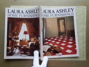  foreign book no.33 LAURA ASHLEY HOME FURNISHINGS1986 Laura Ashley England teki style design foreign language social studies . fine art catalog 