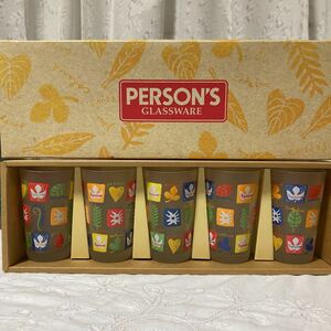 グラス5客セット　person's