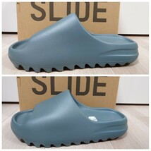 新品 アディダス イージー スライド 28.5cm us10 adidas YZY SLIDE SLATE MARINE スライドマリーン　カニエウェスト デザイン サンダル_画像2