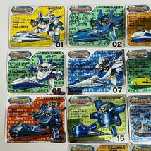 【中古品】TOMY トミー 超特急ヒカリアン シール ステッカー 14枚セット のぞみ つばさ ひかり ドクターイエロー スター21 つばめ etc._画像2