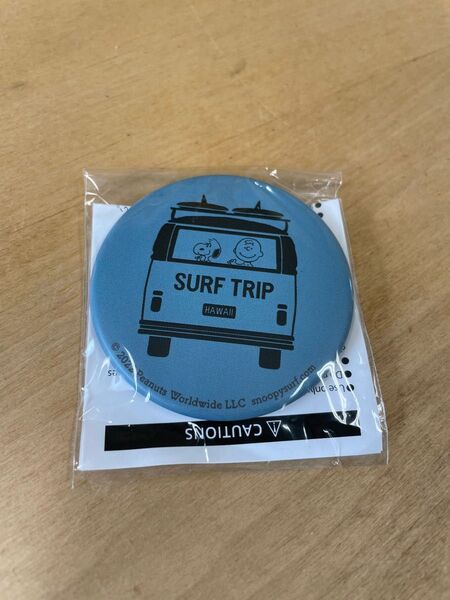 スヌーピー サーフショップ 缶バッジ