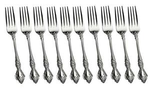 * Lucky wood Barcelona desert Fork 10ps.@18-8 stainless steel mirror finish made in Japan new goods 