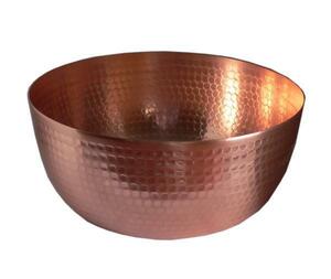 ☆銅製鎚目打出し矢床鍋約径２７ｃｍ（容量約６．４Ｌ）板厚約１.５ｍｍの業務用仕様日本製新品