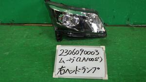 ムーヴ DBA-LA100S 右ヘッドランプASSY カスタム RS SA X07 100-51094