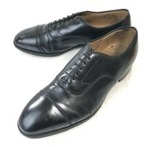 USA製/Vintage☆Johnston & Murphy/ OPTIMA☆グッドイヤー製法/ストレートチップ【11.5/黒/BLACK】内羽根式/ビジネス/dress shoes◎bE-195_画像2