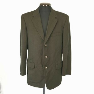  сделано в Японии *Paul Smith/ Paul Smith * осень-зима шерсть tailored jacket / общий подкладка [ мужской L/ чай / Brown ] формальный *YBF754