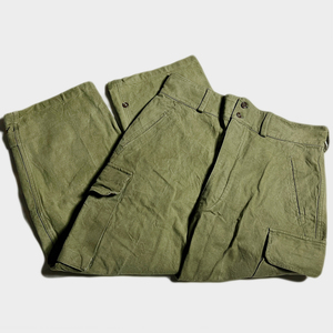  популярный! 50's French Army M47 M-47 cargo CARGO PANT брюки предыдущий период early model Франция армия FRENCH ARMY TAP VINTAGE редкость надеты 88m 23