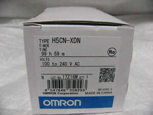 ★新品★ OMRON H5CN-XDN タイマー AC100-240 