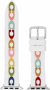  Coach COACH Apple watch exchange band 38mm 40mm white Raver band 14700099 unopened 