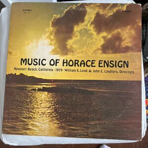 1979年作品ニューポートビーチ・カリフォルニア・ミュージック・オブ・ホライス・インスィング　ヴィンテージレコード盤　送料無料　安価