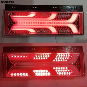 ☆最新型☆即日発送☆トラック LED シーケンシャル　テールランプ 左右セット　クリアー　流れる　オリジナル　歌舞伎　流鏑馬　