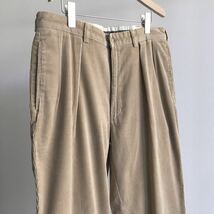 【Ralph Lauren】ラルフローレン ツータック コーデュロイパンツ/W35 L30 ベージュ ANDREW PANT POLO CORDS ヴィンテージ 80s90s_画像3