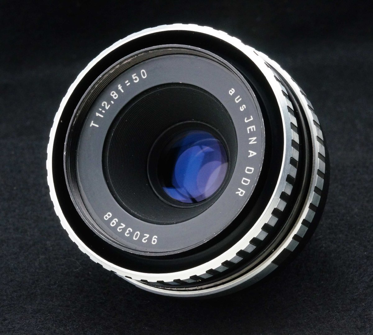 ausJena(carl Zeiss) T(Tessar) 50mmF2.8 ゼブラ M42 カールツァイス