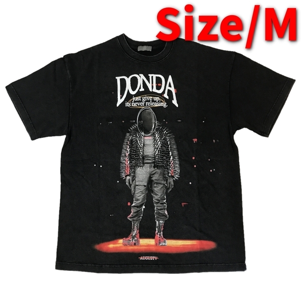 Kanye West DONDA ヴィンテージ加工Tシャツ ラップ M