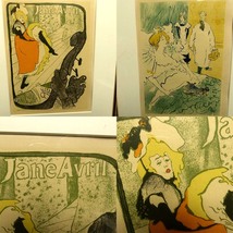 【真作】TOULOUSE-LAUTREC / トゥールーズ ロートレック 「JANE AVRIL 」「L’artisan Moderne 」リトグラフ / 石版画2枚セット 9i-6-028_画像2