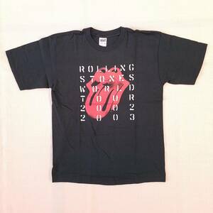 魅惑のバンドT特集! 00sデッド『THE ROLLING STONES(ザ・ローリング・ストーンズ) / WORLD TOUR 2002 2003 DATEBACK』Tシャツ anvil 黒 M