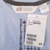 魅惑のバンドT特集! 新品未開封『H&M(エイチアンドエム) × NIRVANA(ニルヴァーナ)』キッズ 半袖Tシャツ ライトブルー 120/130／ロックT_画像2