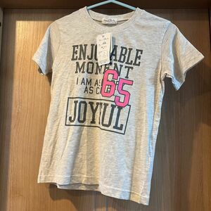 新品未使用 キッズ 子供服 女の子 Tシャツ 150cm ロゴTシャツ