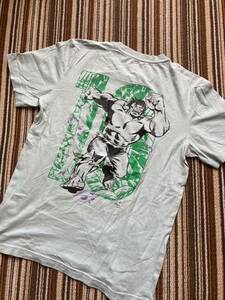 アディダスadidas マーベルT ハルク　アベンジャーズ　Tシャツ MARVEL HULK ナンバリング　プリント　コラボ　DCコミック　ヒーロー