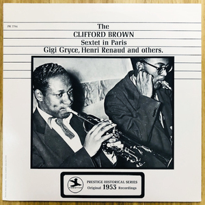 Clifford Brown Sextet / in Paris / クリフォード・ブラウン / ジジ・グライス US盤 P-7794