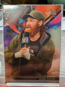 サミ・ゼイン Topps finest wwe 2021 Sami zayn ベースカード　スマックダウン　プロレス