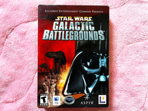 超希少 macintosh Star Wars Galactic Battlegrounds 海外版 英語版 PC ゲームソフト スターウォーズ ギャラクティック バトルグラウンド_画像1