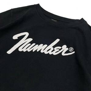 名作 美品 NUMBER (N)INE ナンバーナイン ハイスト期 復刻 FENDER フェンダー ロゴ プリント Tシャツ カットソー 黒 2 宮下貴裕 Soloistの画像4