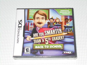 DS★ARE YOU SMARTER THAN A 5TH GRADER BACK TO SCHOOL 海外版 北米版★新品未開封