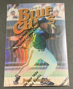 1997 Topps Finest Blue Chips Jose Guillen Refractor 182 Pirates MLB ホセ・ギーエン　リフラクター　パイレーツ　トップス