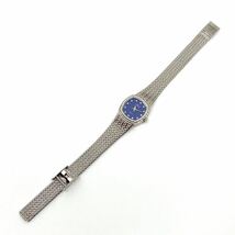 Dude デュード quartz クオーツ 腕時計 レディース 3針 ブルー 青 シルバー 銀 Y38_画像6