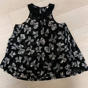 新品 ノースリーブ ブラウス ブラック