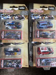  MajoRette,WRC CARS,4 pcs. set, overseas edition, unopened goods 