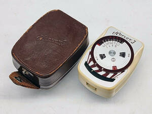 * R50810 METRAWATTme tiger watt HORVEX 3se Len light meter leather case attaching *