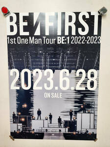 30　非売品　B2ポスター　BE:FIRST　「1st One Man Tour BE:1 2022-2023」　告知ポスター　　