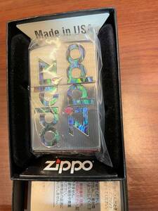 ジッポ zippo ロゴ シェルインレイ 2020年 未使用