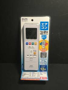 新品・送込み　ELPA　両面マルチリモコン　ホワイト　RC-01ACTV　エアコンとTVのリモコンが１つに合体！　定価＝３９８０円　送料無料！