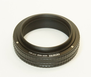 FOTOFOX M58-M58 17-31mm ヘリコイドリング 可変厚中間リング 直進式 接写 引伸レンズ プロジェクター フォーカシング・ヘリコイド