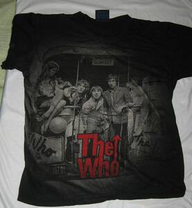 ♪♪即決！！　ザ・フー　マジック・バス　Tシャツ size:L 　THE WHO Magic Bus 　60's Swinging London British Beat ♪♪