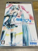 SONY PSPソフト 初音ミク Project DIVA 2nd 動作確認済み_画像1