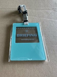 ブリーフィング BRIEFING アクア① ネームプレート 刻印不可 新品未使用/