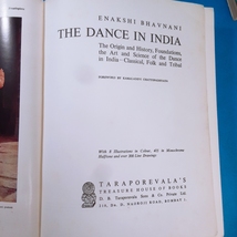 「インドの舞踊 The Dance in India. The Origine and History, Foundations, ...1970」図版多数_画像2