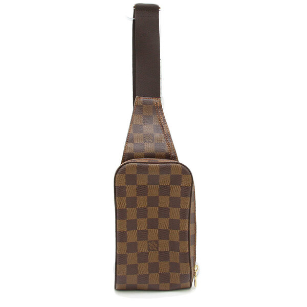 中古美品 ルイヴィトン ボディバッグ ダミエ ジェロニモス N51994 新型金具 LOUIS VUITTON ブランド メンズ レディース ウエストバッグ