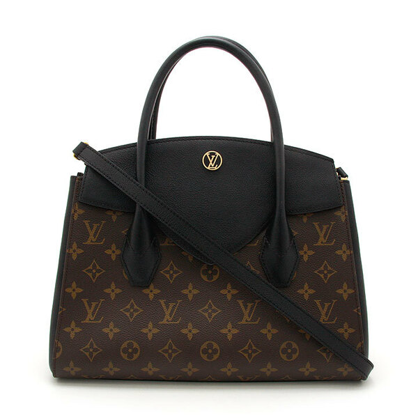 中古美品 ルイヴィトン LOUIS VUITTON ハンドバッグ モノグラム フロリーヌ M42269 ノワール フランス製 2way トート ショルダーバック 黒