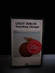 C8092　カセットテープ　Lesley Duncan Everything Changes