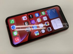 DP063 SIMフリー iPhoneXR レッド 128GB ジャンク ロックOFF