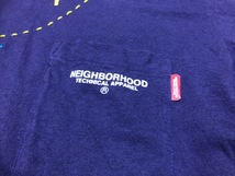 ★即決★NEIGHBORHOOD　ネイバーフッド★ポケットTシャツ★Sサイズ★パープル★日本製★刺繍シャツ★TYPE URBAN★褪色★送料230円★_画像5